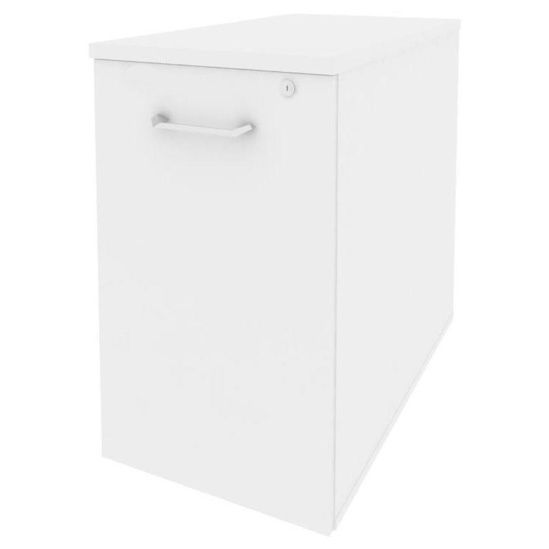 Изображение товара Тумба приставная Onix O.VTPO-1.8 с центральным замком белый бриллиант