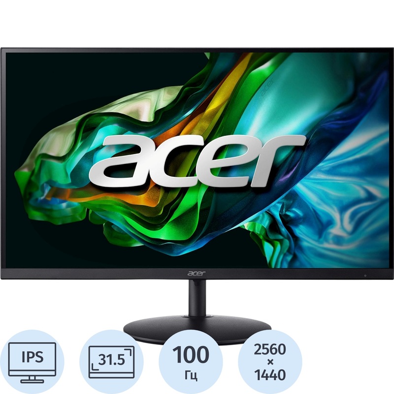 Изображение товара Монитор 31.5" Acer SH322QUEbmiphux чёрный (UM.JS2CD.E04)