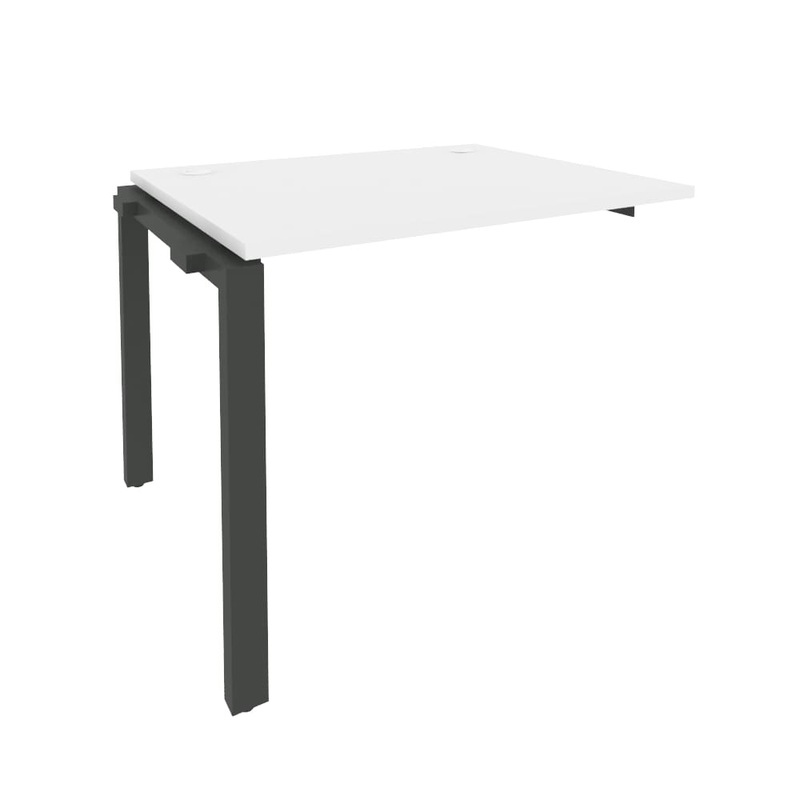 Изображение товара Элемент рабочей станции Onix-П O.MP-1.NRS-1.8 белый бриллиант Антрацит, 980х800х750 мм