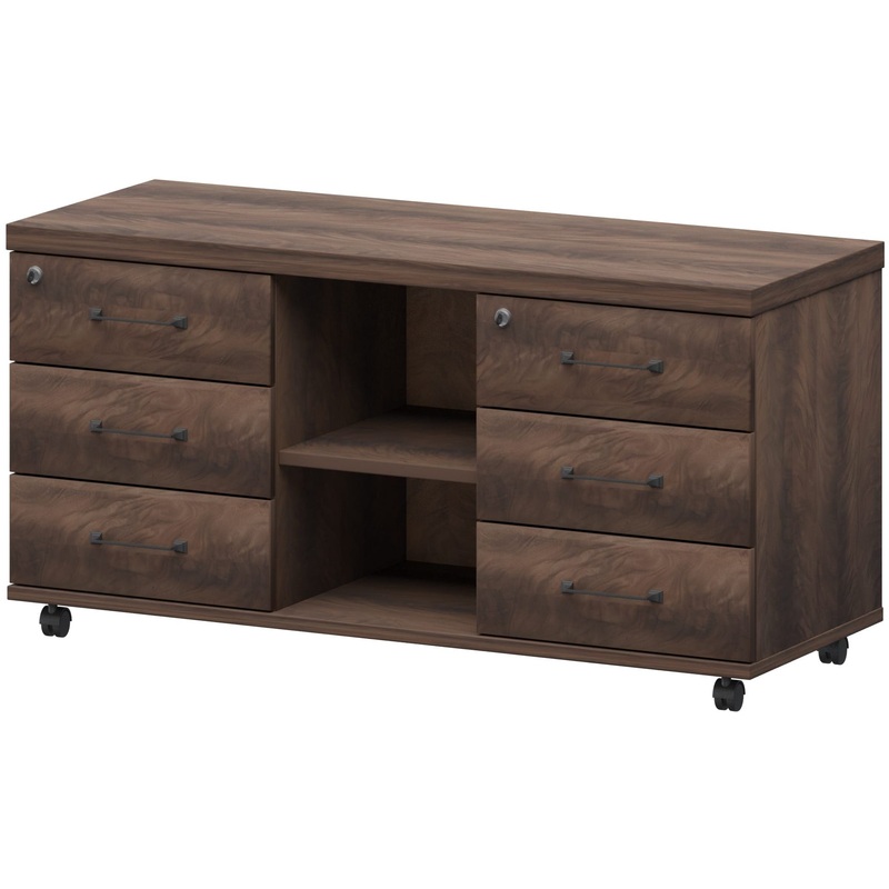 Изображение товара Греденция подкатная Приоритет К-972 с замком 1200x446x600 мм 6 ящиков