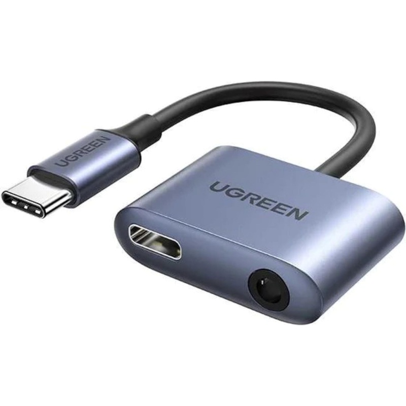 Изображение товара Переходник Ugreen CM231 USB Type-C - miniJack 3.5 мм 0.08 метра (60164)