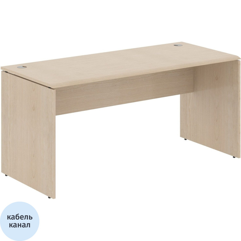 Изображение товара Стол прямой Wave WST 167 из ЛДСП с пленкой ПВХ, 1600х700х750 мм