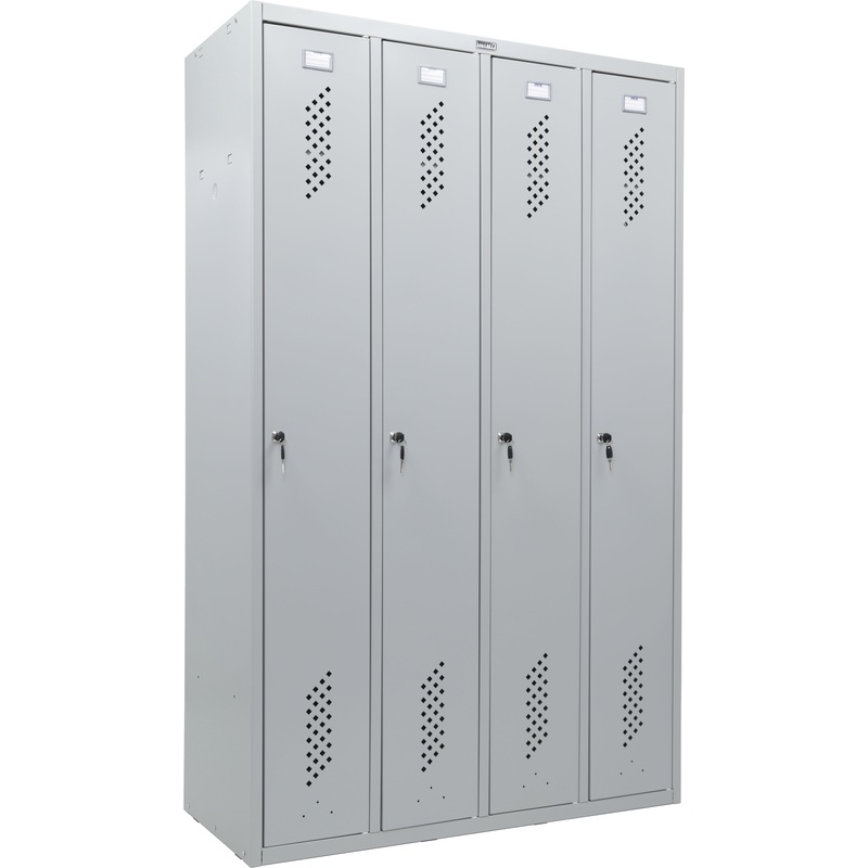 Изображение товара Шкаф для одежды металлический (серый, 1170х500х1830 мм)