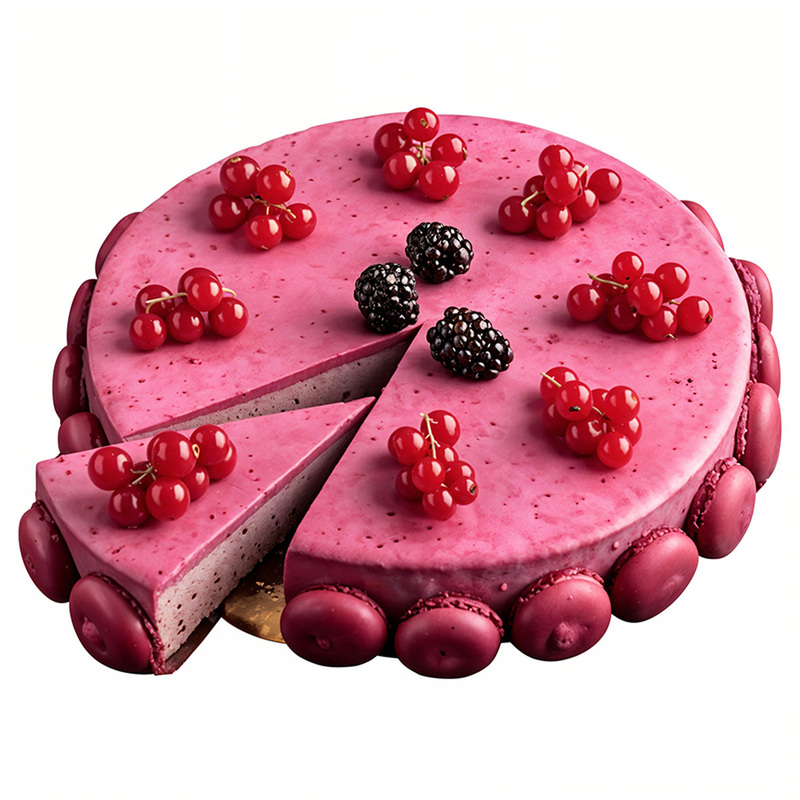 Изображение товара Торт Чёрная смородина 1.15 кг натуральный ягодный десерт