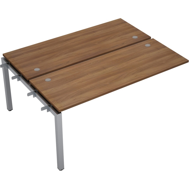 Изображение товара Рабочая станция Avance 6МБС.5264 двухместная шапони тёмный/алюминий