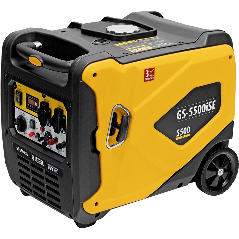 Изображение товара Генератор бензиновый Denzel GS-5500iSE инверторный 5.5 кВт