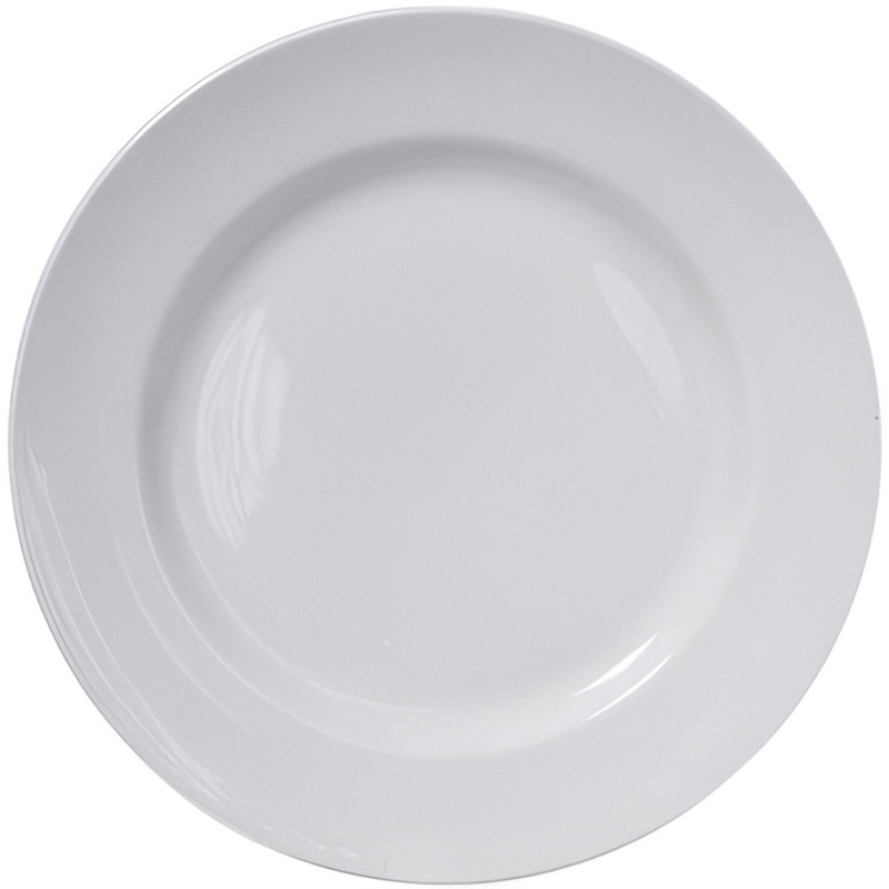 Изображение товара Тарелка универсальная фарфор 20 см белая