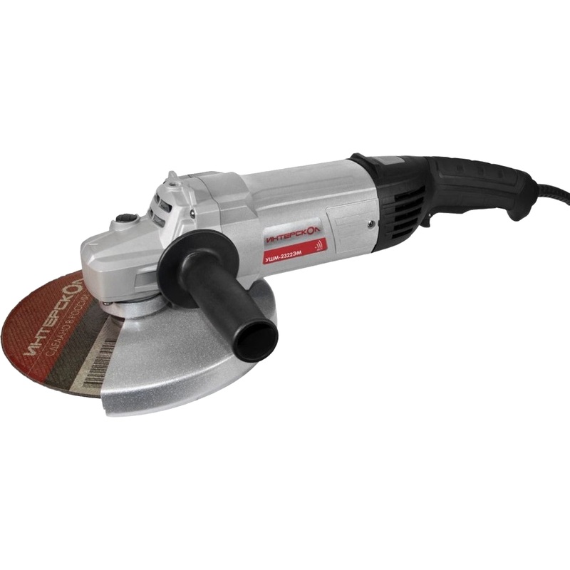 Изображение товара Угловая шлифмашина Интерскол УШМ-2322ЭМ 2200Вт 230мм профессиональная