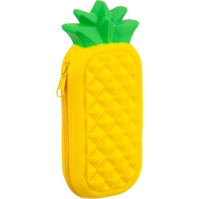 Изображение товара Пенал-тубус односекционный Комус Класс ананас желтый для школьников