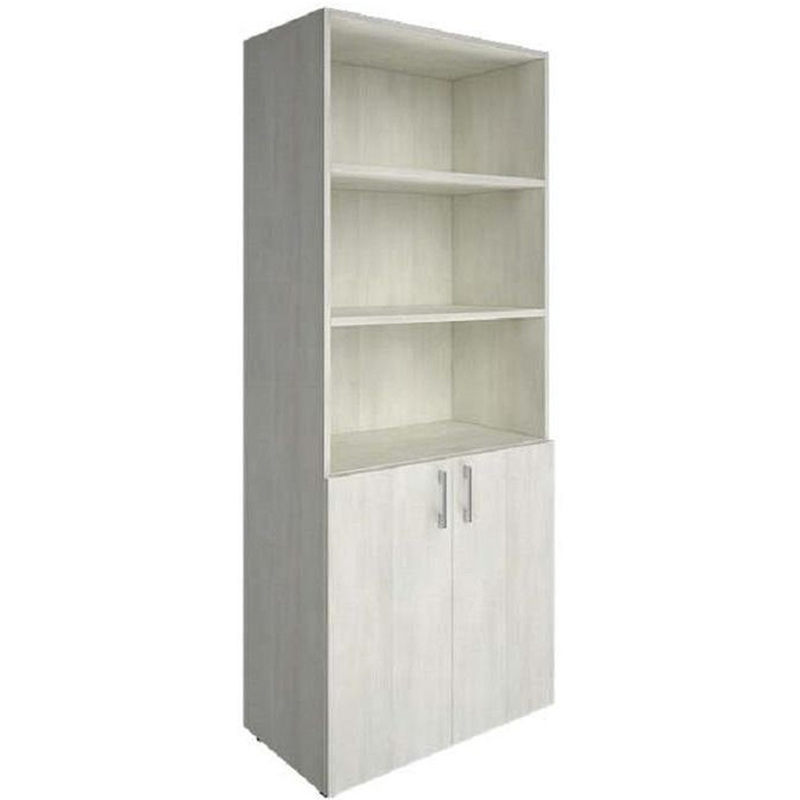 Изображение товара Шкаф для документов Yalta полузакрытый снежная патина 800х450х1987 мм