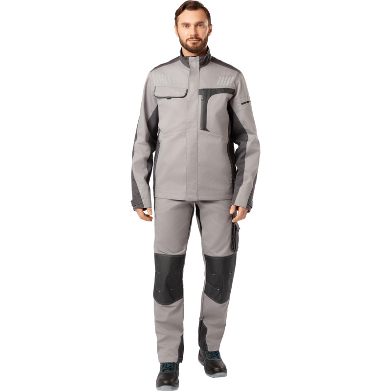 Изображение товара Рабочая летняя мужская куртка Акетон л33 серая для промышленности и строительства