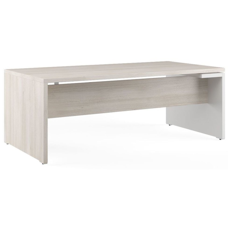 Изображение товара Стол руководителя Zion ZIO28510621 левый из ЛДСП регулируемые опоры размеры 2000x1000 мм