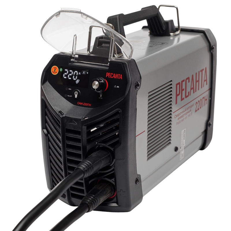 Изображение товара Сварочный инвертор Ресанта САИ220ПН (65/20) с дисплеем и защитой от перегрева