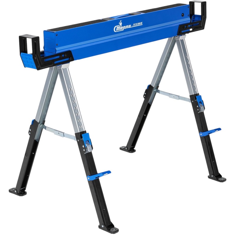 Изображение товара Козлы строительные Стелла-техник ST-09H с высокой нагрузкой и регулировкой высоты