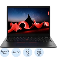 Ноутбук Lenovo ThinkPad L13 G4 13.3" Black AMD Ryzen 5 Pro 7530U/16  ГБ/SSD 512 ГБ/AMD Radeon RX Vega 7 (21FQA08MCD)