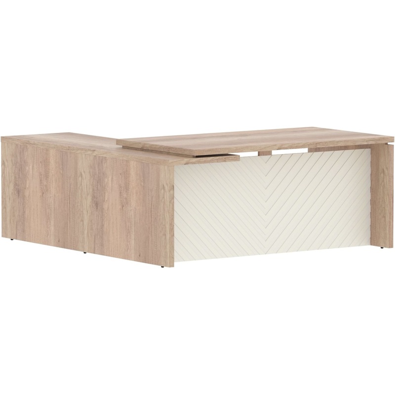 Изображение товара Угловой рабочий стол руководителя Torr Lux дуб каньон латте 1800х2000х750 мм правый