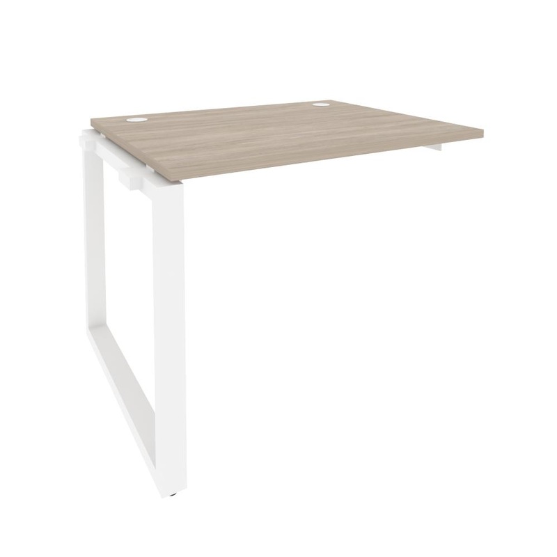 Изображение товара Элемент рабочей станции Onix-O O.MO-1.NRS-1.8 (дуб аттик/белый, 980х800х750 мм)