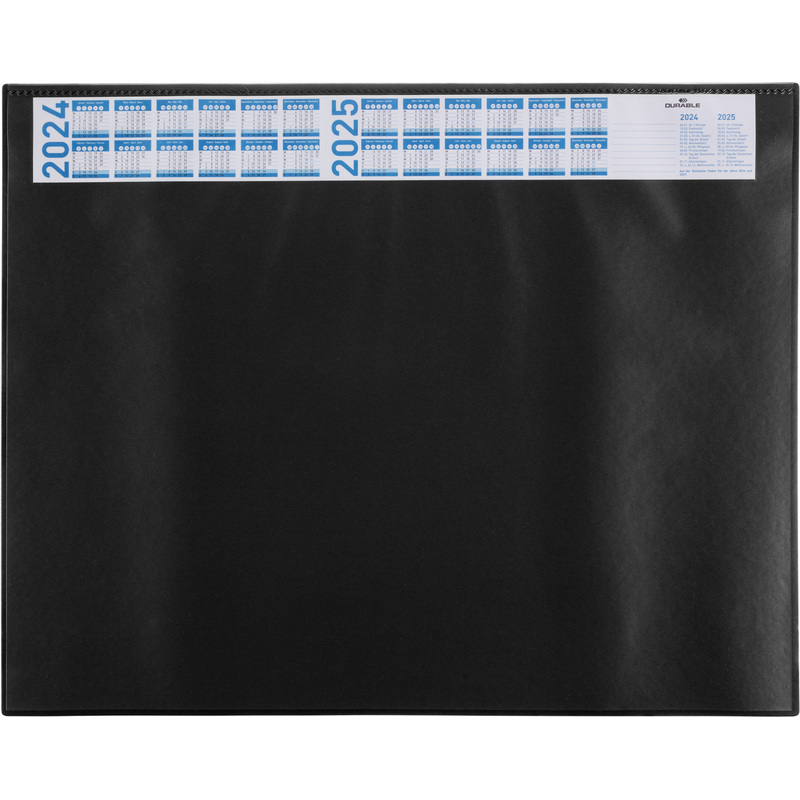 Изображение товара Коврик на стол 65x52 см чёрный прозрачный с календарём Германия