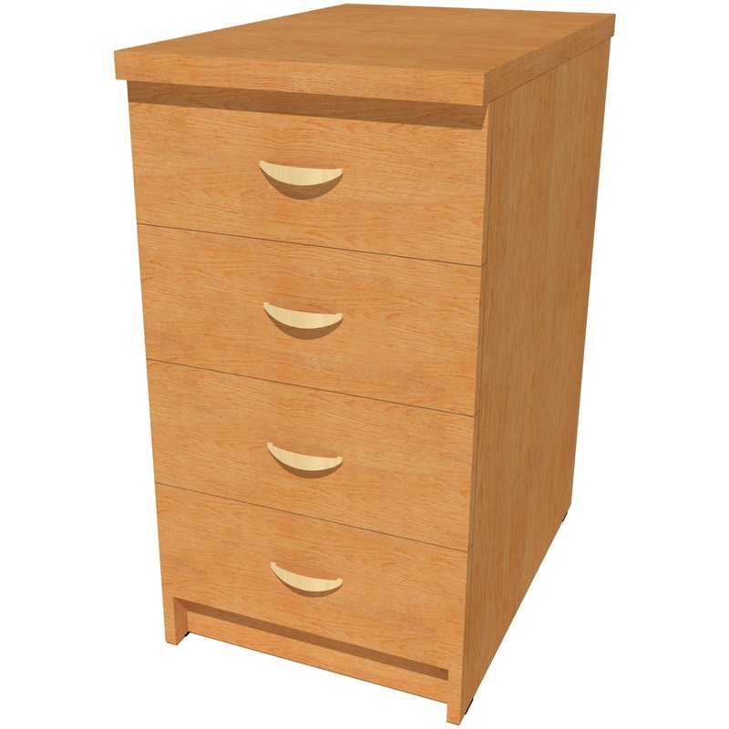 Изображение товара Тумба приставная Логика бук бавария светлый 4 ящика 400x600x750 мм Изображение товара Тумба приставная Логика бук бавария светлый 4 ящика 400x600x750 мм