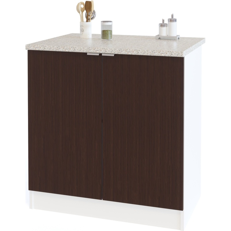 Изображение товара Напольный шкаф Сокол ТК-08 венге белый 800x600x850 мм мебель для кухни и прихожей