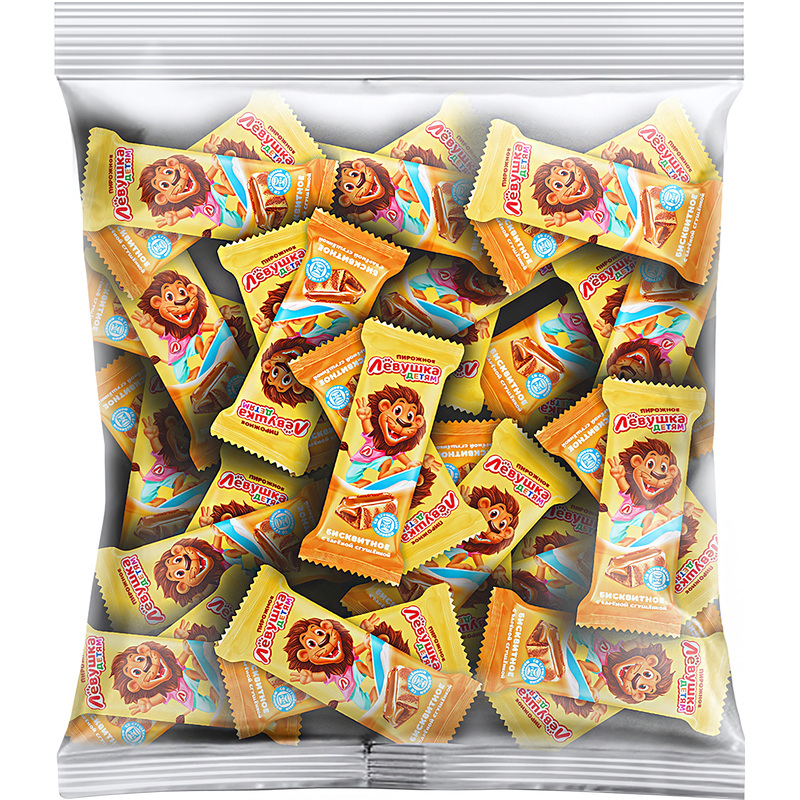 Изображение товара Пирожное Левушка с вареной сгущенкой 500 г Россия