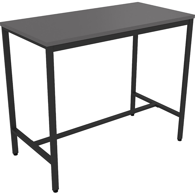 Изображение товара Барный стол Престо-100-40 графит на металлокаркасе