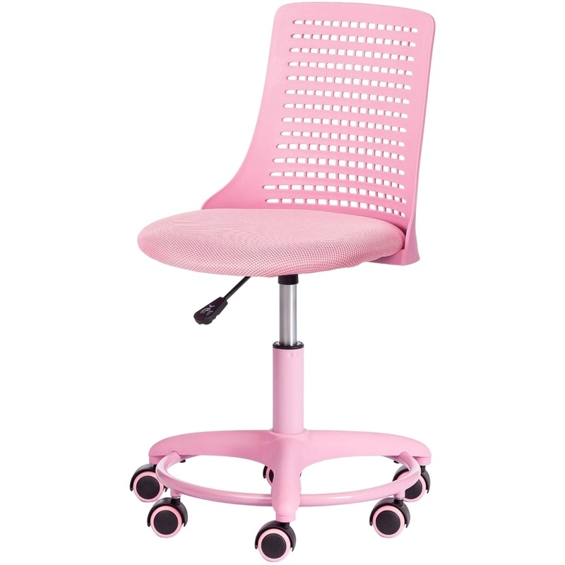 Изображение товара Детское кресло TetChair Kiddy розовое для ребенка с регулировкой высоты