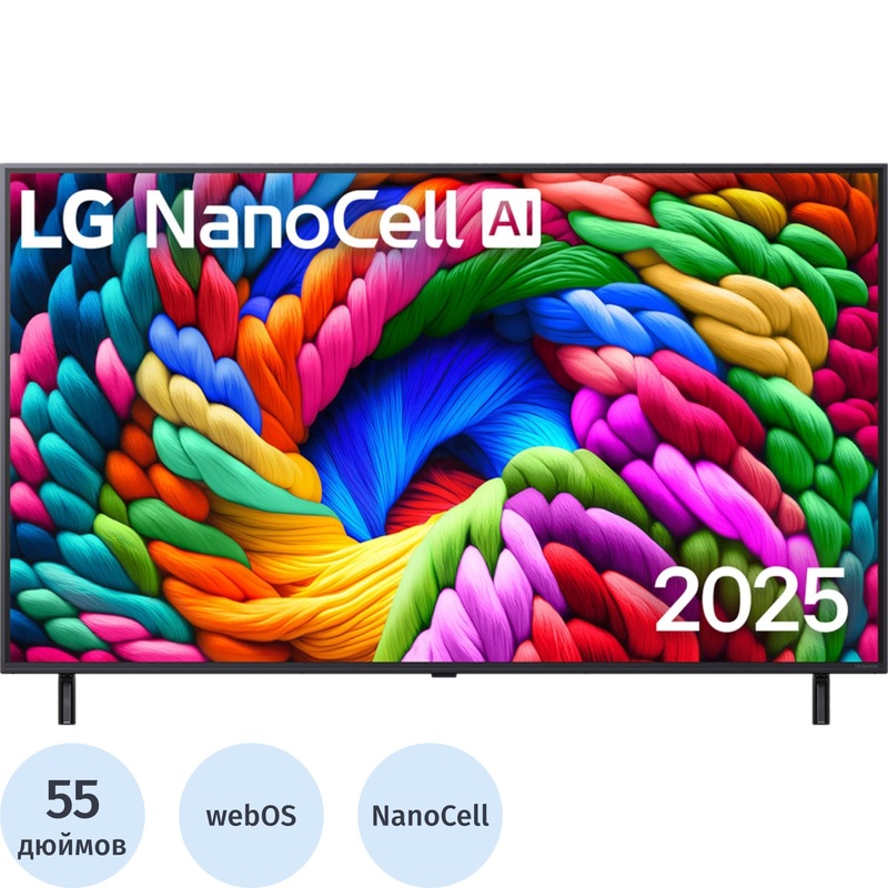 Изображение товара Телевизор LG 55NANO90A6B.ARUG 55" Ultra HD 4K NanoCell Smart TV