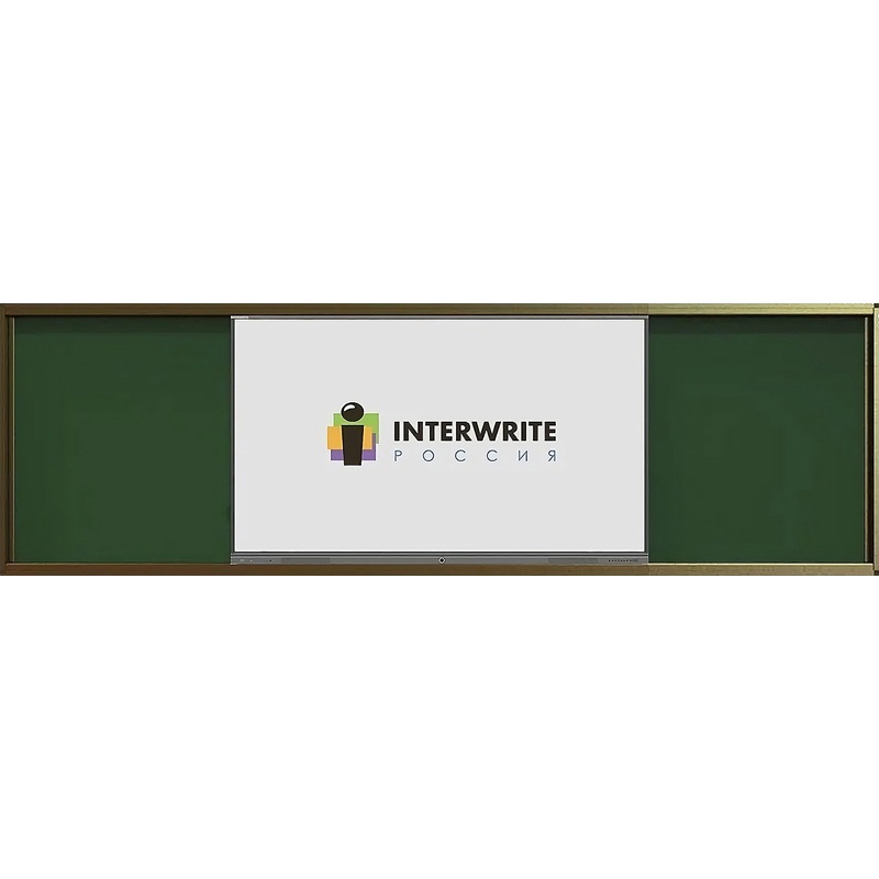 Изображение товара Интерактивная панель Interwrite 75" с рельсовой системой для учебных заведений
