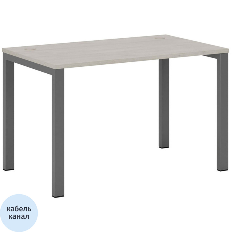 Изображение товара Стол для переговоров New Line NLN36312124 дуб светлый шамони/антрацит 1200х720х750 мм