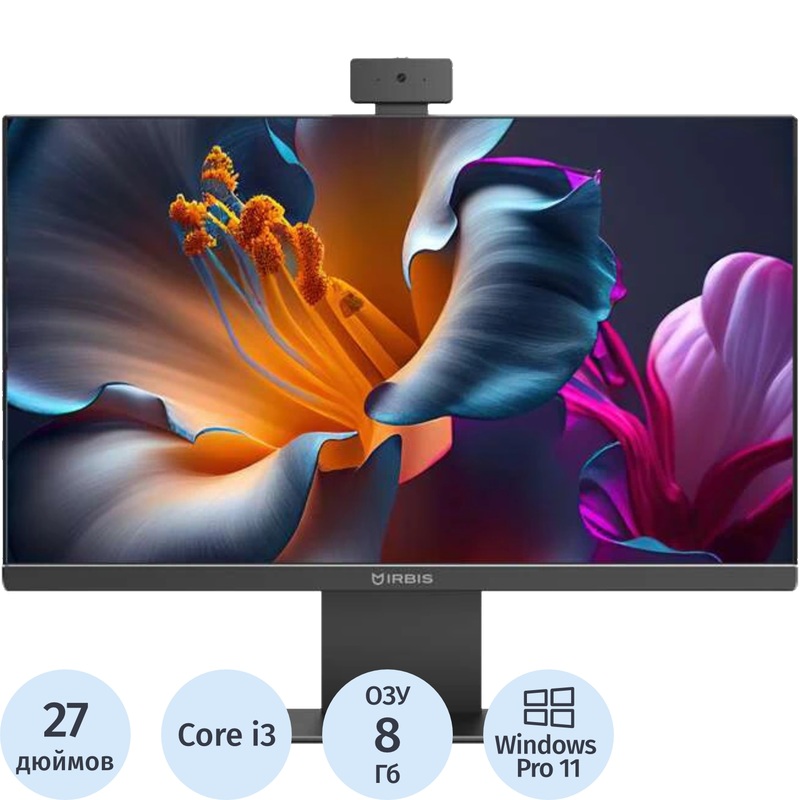 Изображение товара Моноблок 27 Irbis Smart AIO (S.27i3D282C.00D)