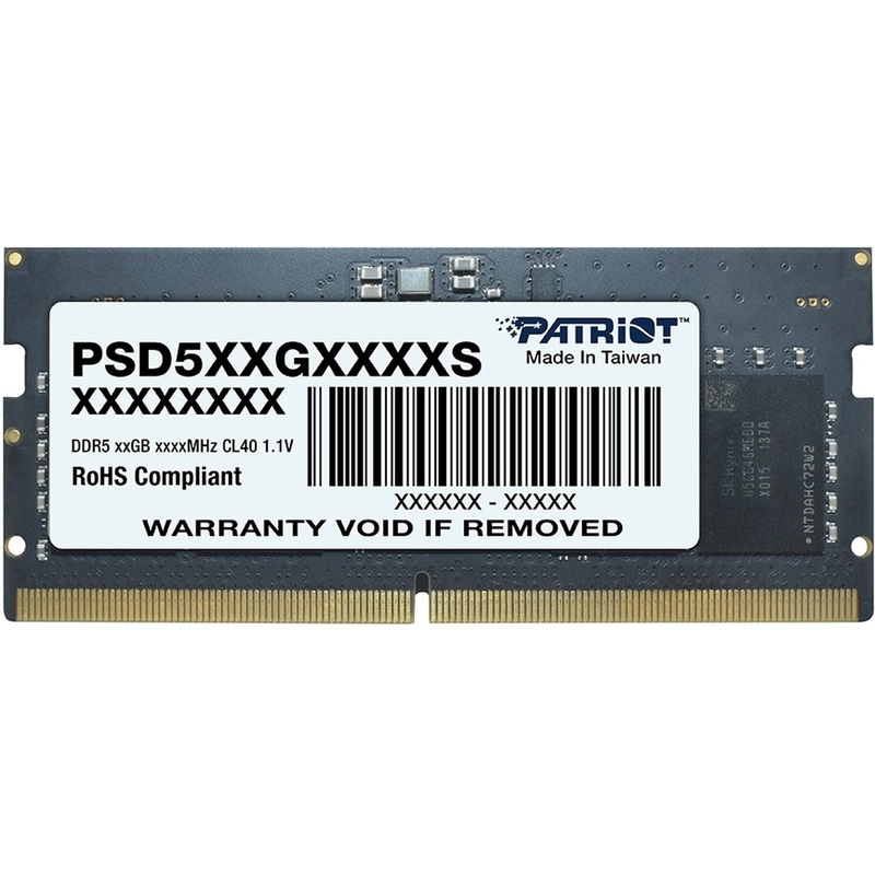 Изображение товара Модуль памяти DDR5 16 ГБ Patriot PSD516G480081S для ноутбука 4800 МГц