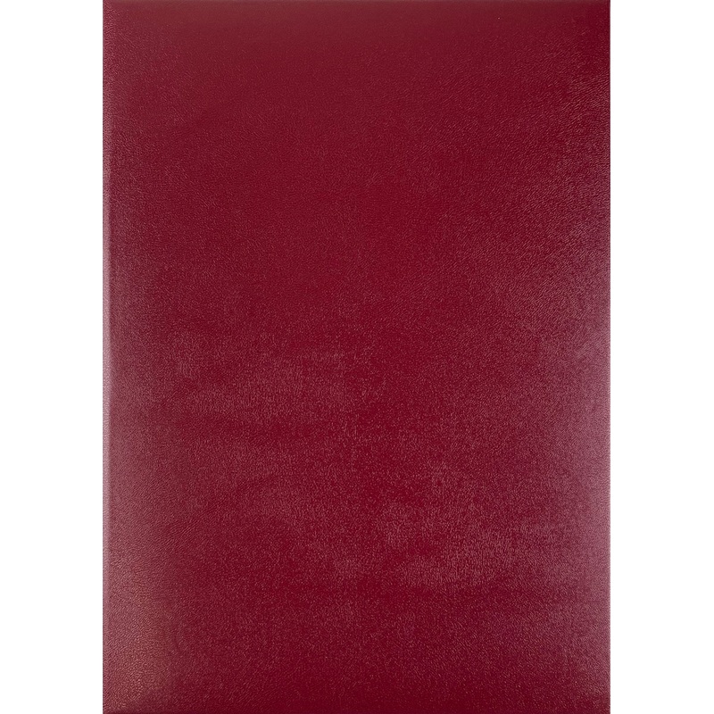 Изображение товара Папка адресная А4 бумвинил бордовая