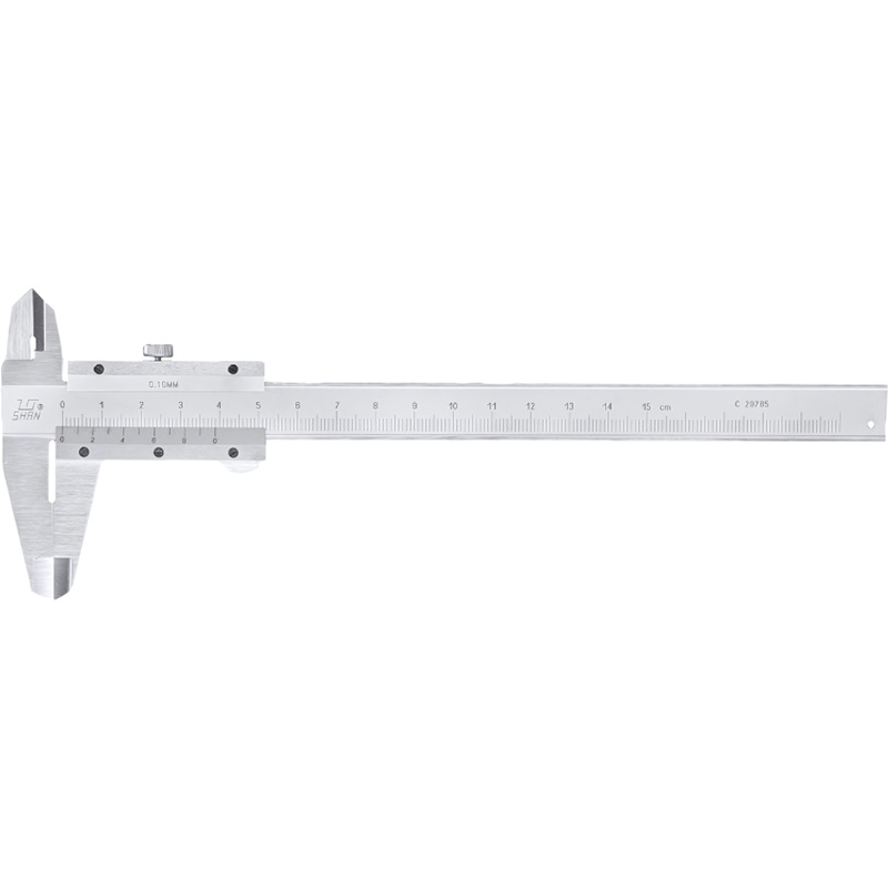 Изображение товара Штангенциркуль Shan ШЦ-1 150 мм с глубиномером точность 0.1 мм