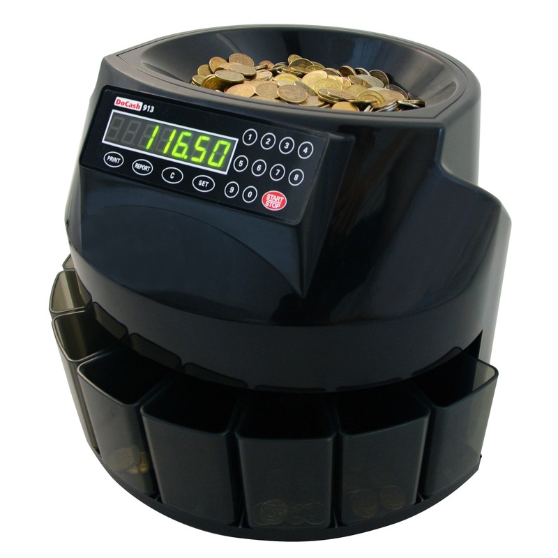 Изображение товара Счетчик монет DoCash 913 автоматический сортировщик фасовщик Китай