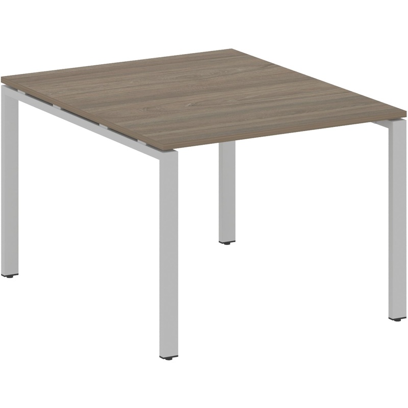 Изображение товара Стол для переговоров Metal System Style 1000x1235x750 мм из ЛДСП и металла с регулируемыми опорами