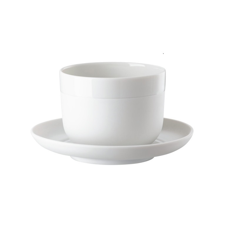 Изображение товара Чашка для эспрессо с блюдцем Rosenthal Капелло 210 мл фарфор белая