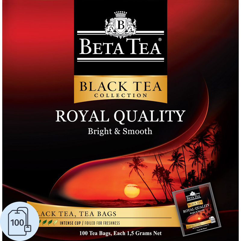 Изображение товара Чёрный чай Beta Tea Royal Quality 100 пакетиков, Россия