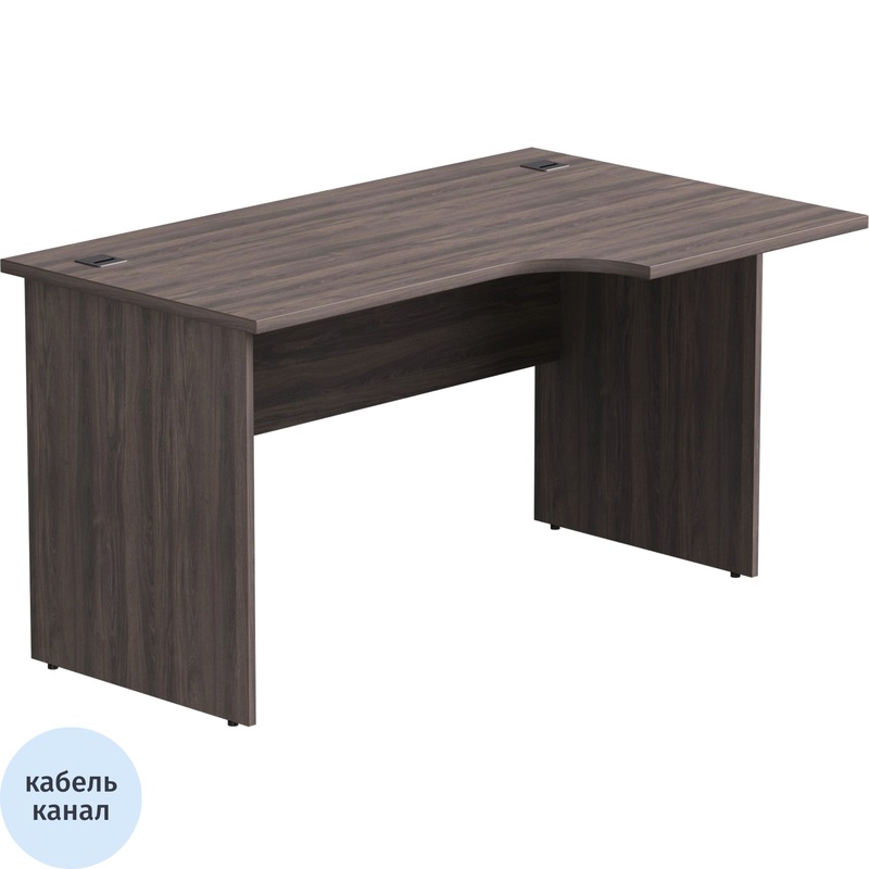 Изображение товара Стол эргономичный EVO 254S113DK правый дуб пасадена 1380х870х755 мм