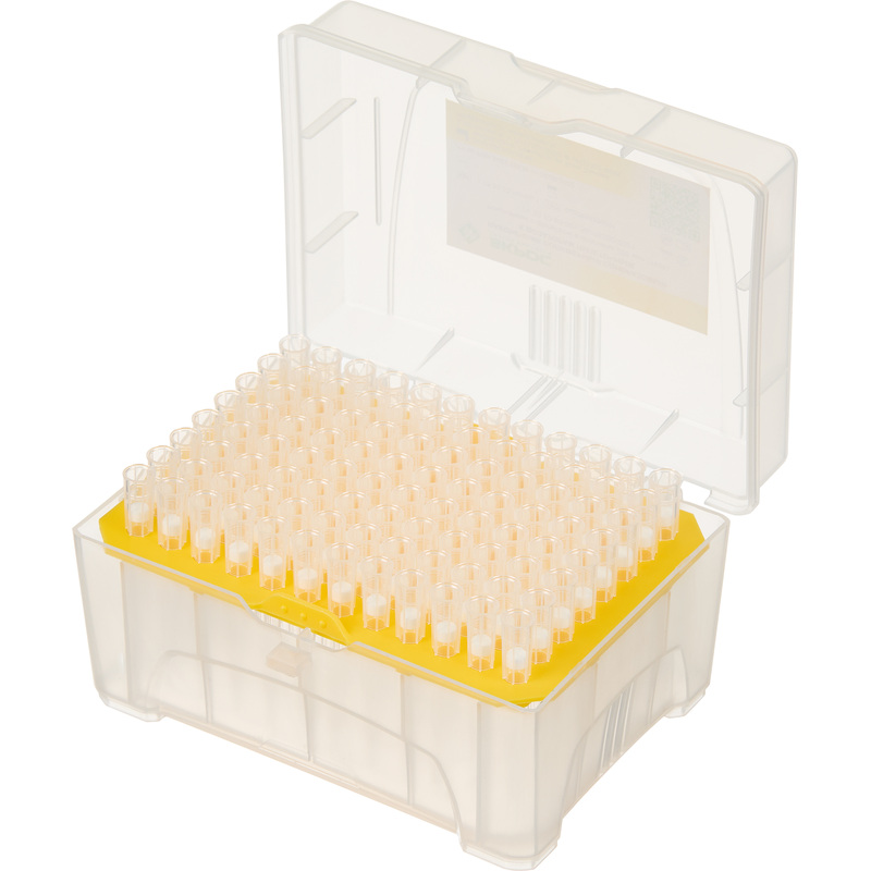 Изображение товара Наконечник с фильтром нестерильный 200 мкл 96 шт в штативе для дозаторов