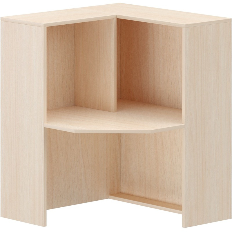 Изображение товара Угловая стойка ресепшн Арго А-555 левая бук 900х900х1220 мм