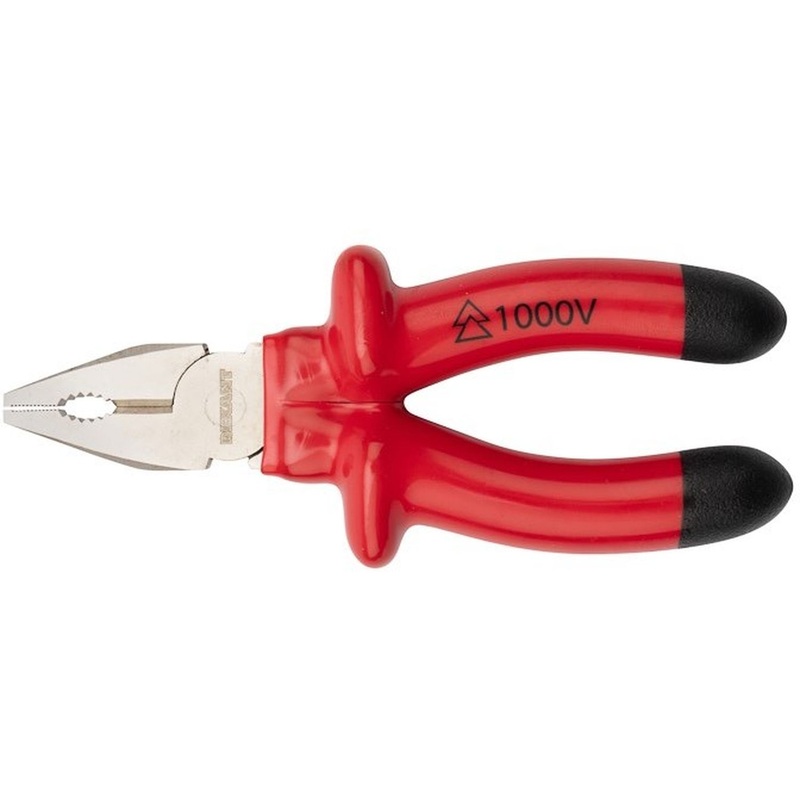 Изображение товара Диэлектрические плоскогубцы Rexant 160 мм многофункциональные для электротехнических работ