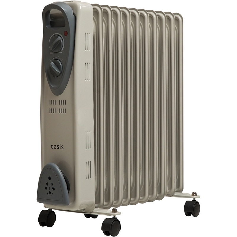 Изображение товара Масляный радиатор Oasis US-25 2500 Вт 11 секций белый для дома