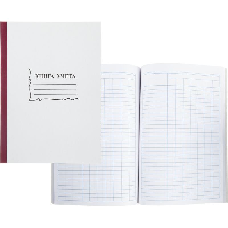 Изображение товара Книга учета А4 96 листов пустографка на скрепке бренд Attache