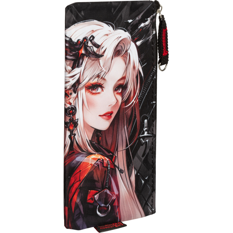 Изображение товара Пенал-косметичка односекционная Феникс+ Девушка и панк для девочек дошкольников