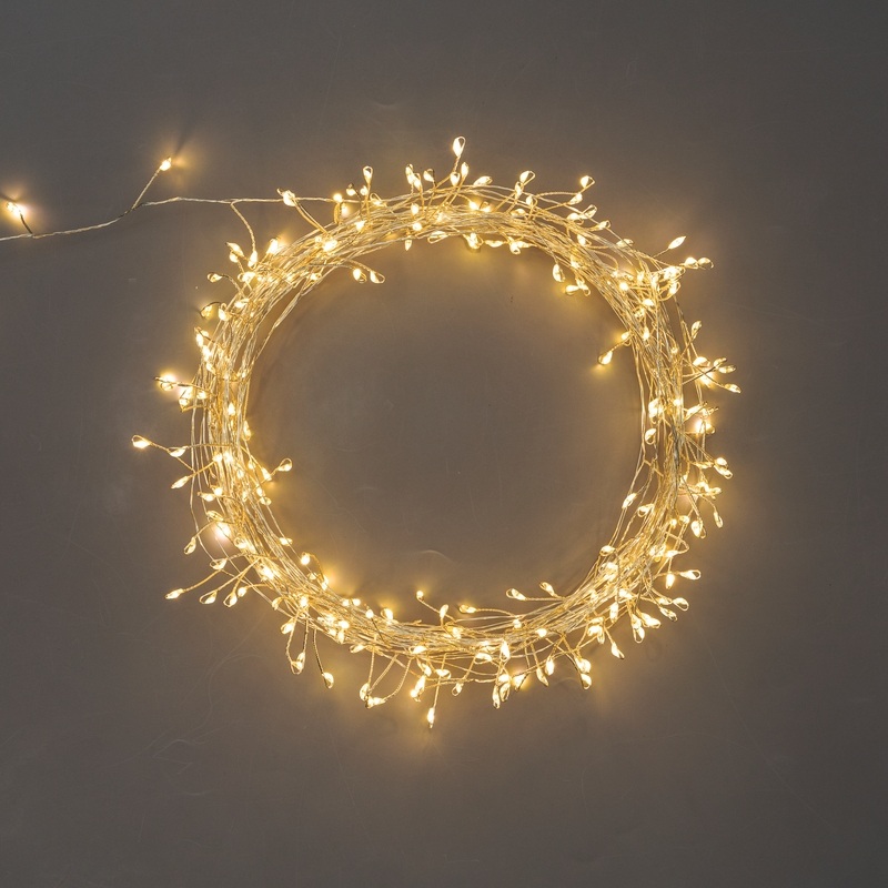 Изображение товара Гирлянда светодиодная Neon-Night Фейерверк кластер теплый белый свет 20 м 500 диодов