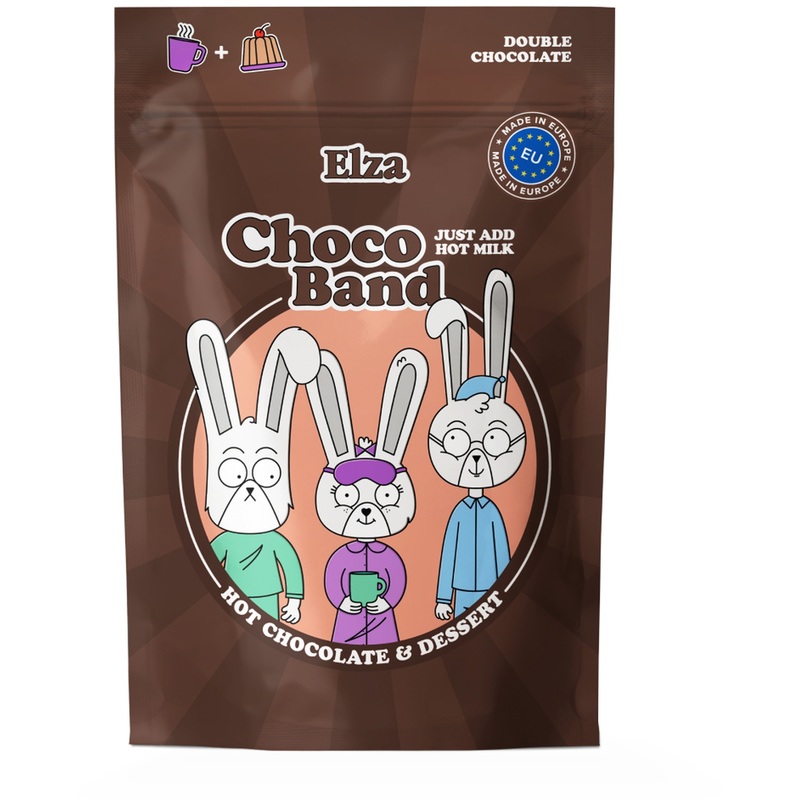 Изображение товара Горячий шоколад - пудинг Elza Choco Band Creamy Hot Chocolate 200 г