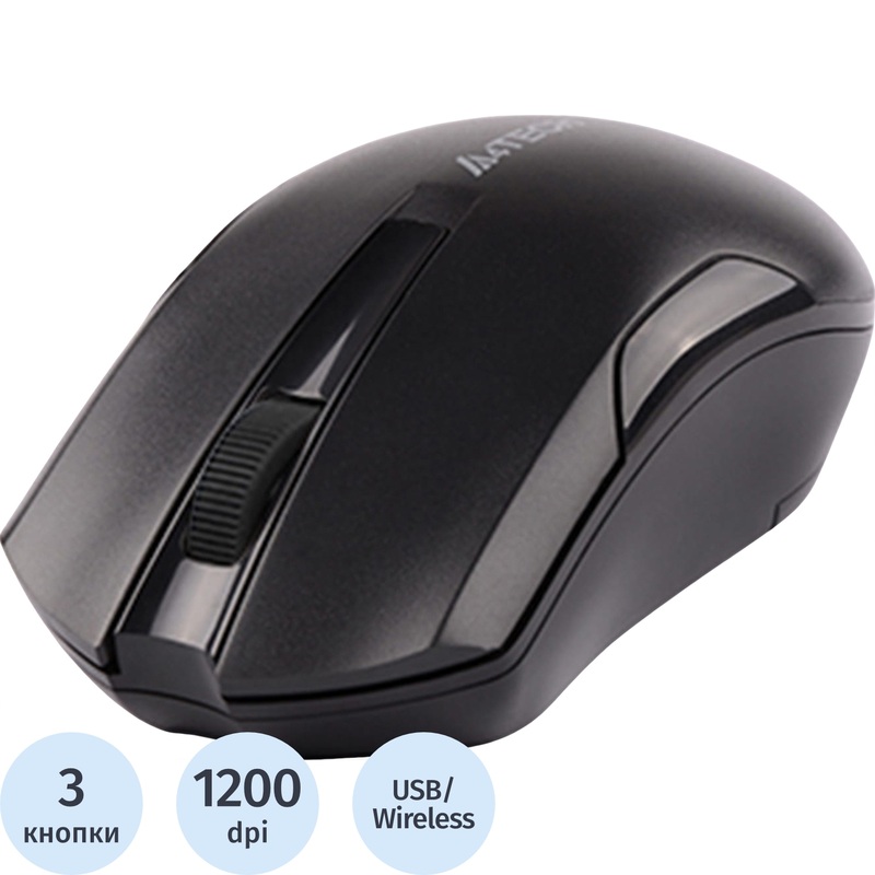 Изображение товара Беспроводная мышь A4Tech V-Track G3-200NS черная
