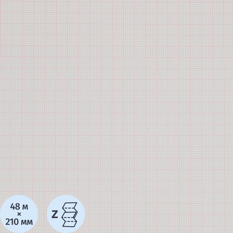 Изображение товара Бумага для электрокардиографа KENZ Cardico-1210 210x150 мм 320 листов