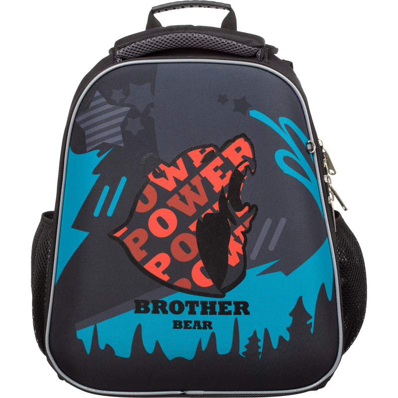 Изображение товара Школьный ранец Комус Класс №1 School Basic Brother bear анатомический черный